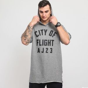 Jordan City Of Flight Short Sleeve Hooded Top